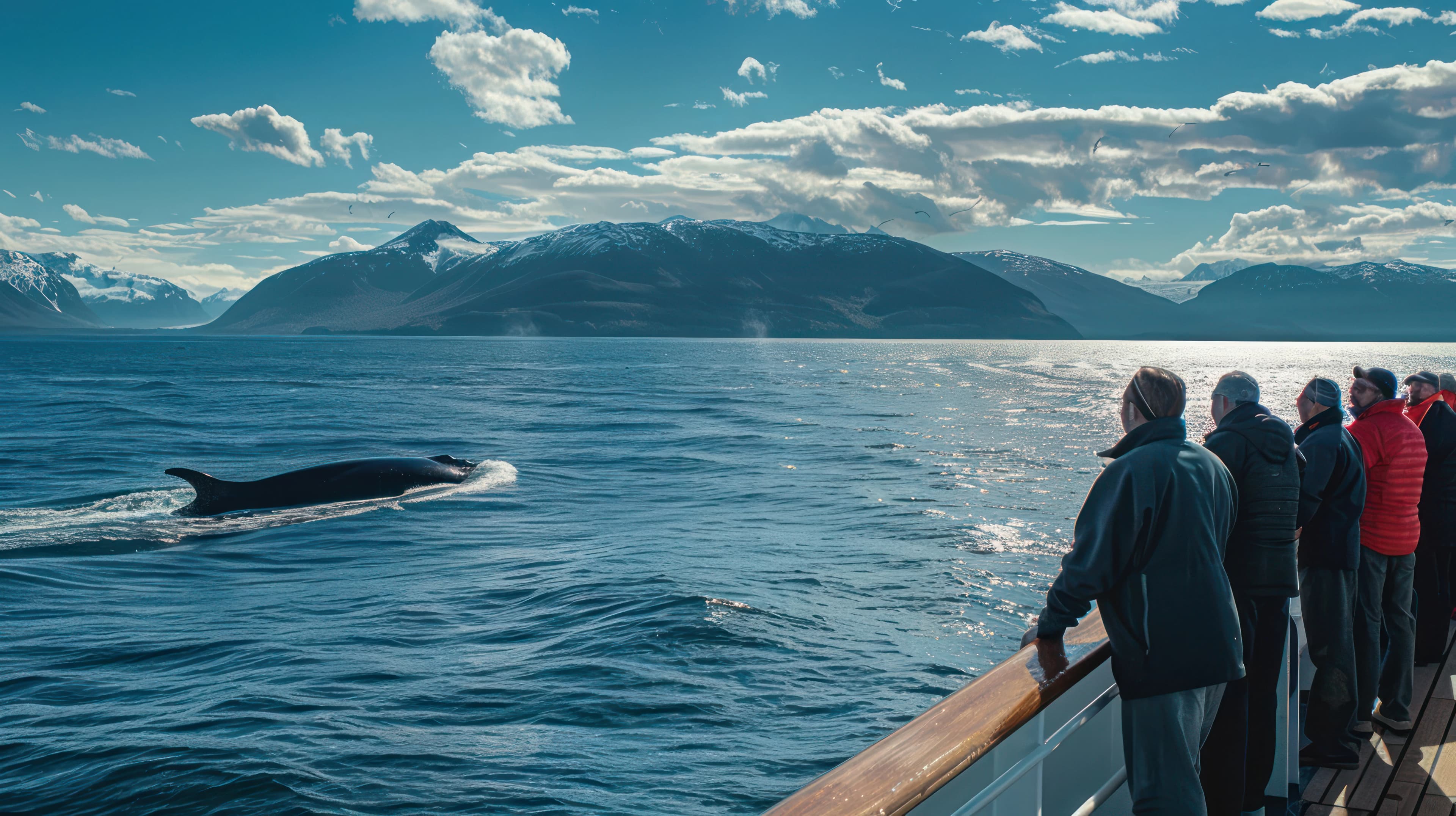Whale Watching from the Deck